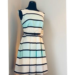 Spring Mint Striped Dress